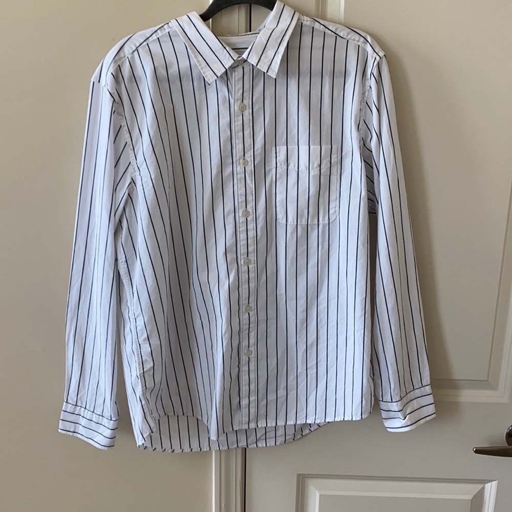 American Eagle Pinstripe Button Up